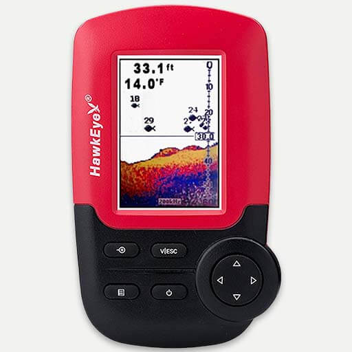 HawkEye FishTrax 1C Color Handheld Fishfinder