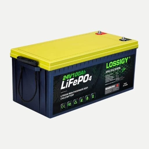 Lossigy 24v 100Ah Lithium Ion Battery