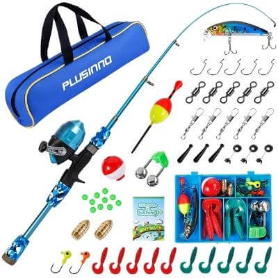 PLUSINNO Kids Fishing Kit