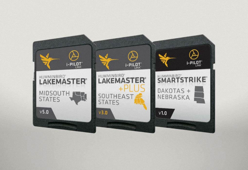 Lakemaster map card main features
