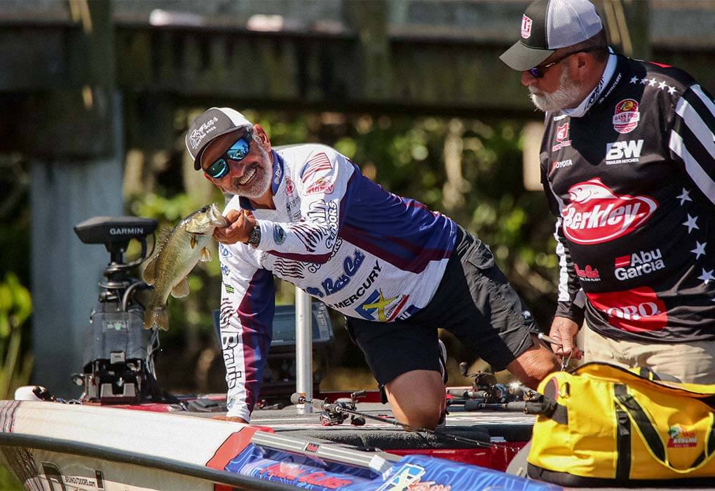 Paul Elias has been around long enough to remember when bass fishermen couldn't rely on modern technology to locate and catch fish (Photo by Garrick Dixon/Major League Fishing)