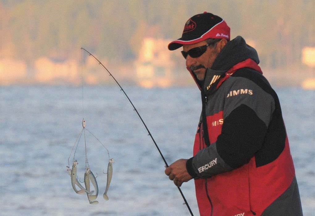 Paul Elias popularized the Alabama Rig, a bait he used to catch huge bags of bass (Photo by Rob Newell/Major League Fishing)