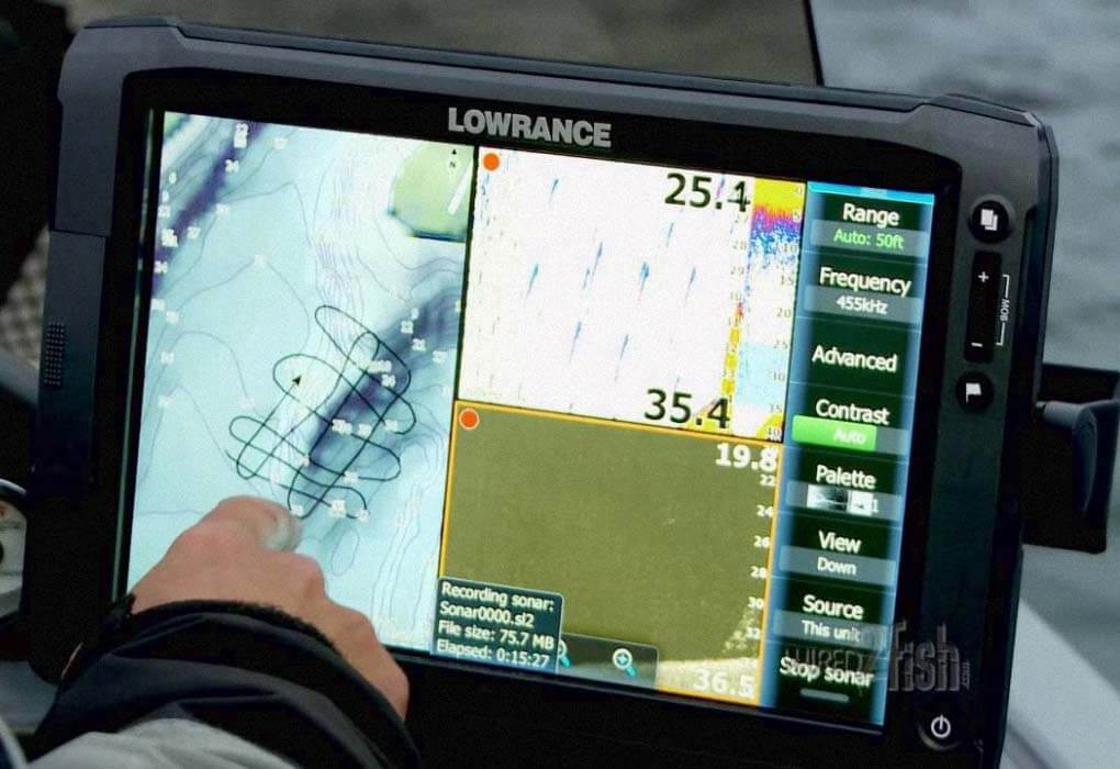 fish finder Tells You the Water Temperature