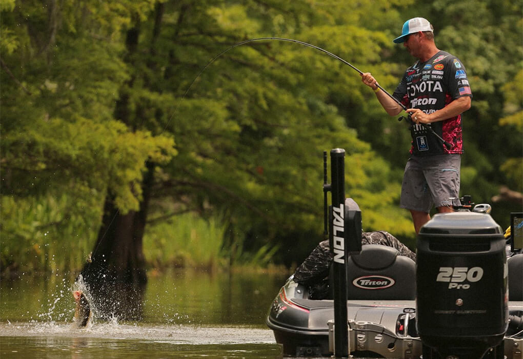 Gerald Swindle has watched bass fishing change during his 20-year-plus career (photo by Seigo Saito/B.A.S.S.)