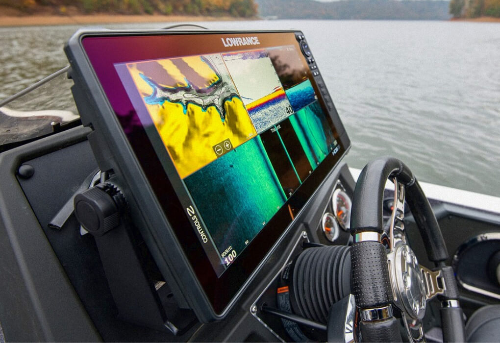 Lowrance fish finder gps and mapping