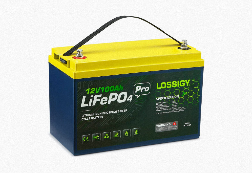 LOSSIGY 12v 100Ah Lithium Battery