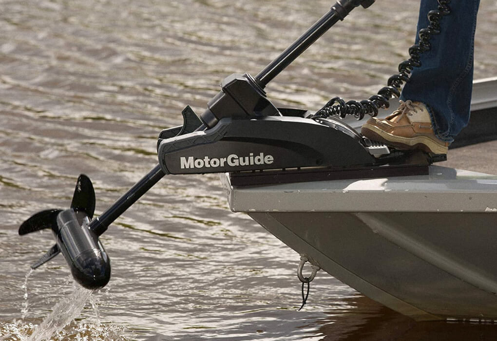 MotorGuide Xi3 trolling motor out on the water