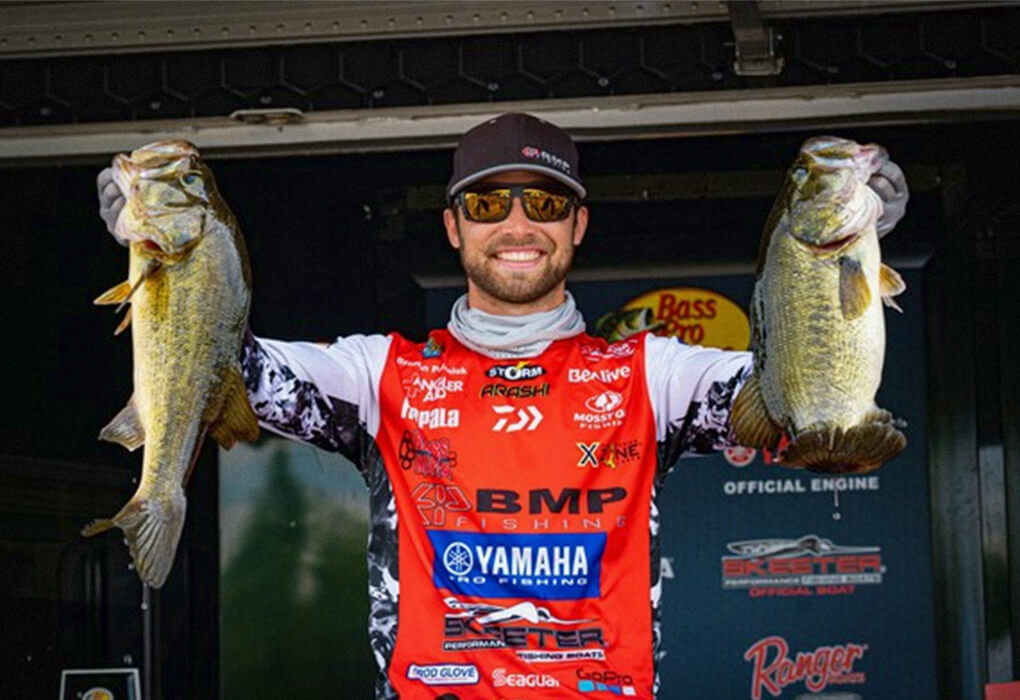Brandon Palaniuk considers the drop-shot rig his most-reliable bass bait. (Photo by Brenden Kanies/B.A.S.S.)