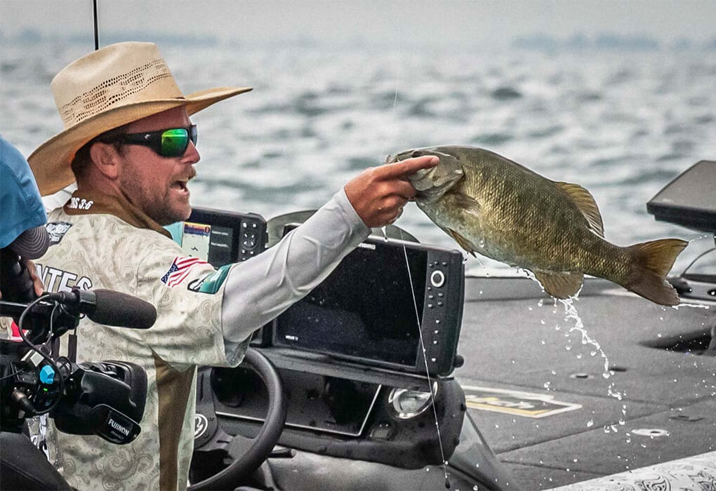 Joey Cifuentes is obsessed with catching big smallmouth bass, especially on the Great Lakes (photo by Shane Durrance/B.A.S.S.)